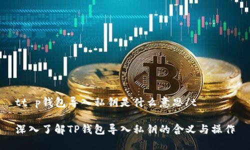 tt p钱包导入私钥是什么意思/t

深入了解TP钱包导入私钥的含义与操作